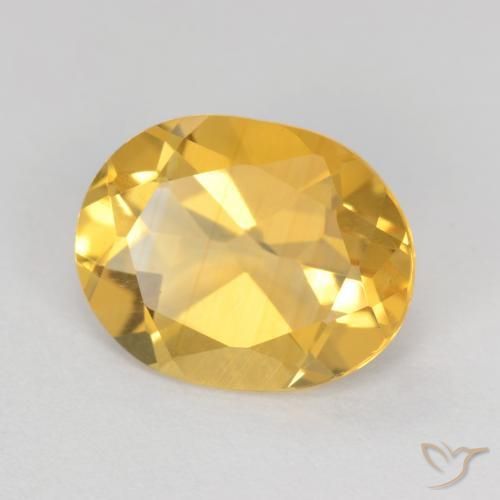 9,17 ctw natürlicher Helles Gold Citrin, Oval, VS
