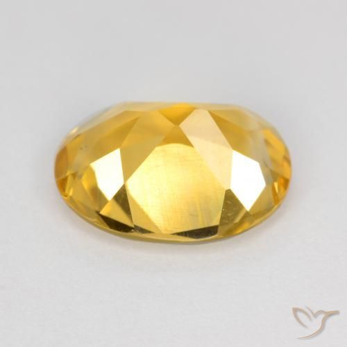 9,17 ctw natürlicher Helles Gold Citrin, Oval, VS