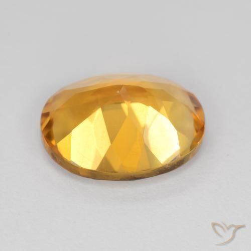 9,17 ctw natürlicher Orange-Gold Citrin, Oval, VS