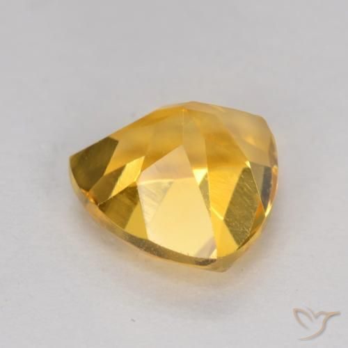 9,17 ctw natürlicher Mittleres Gold Citrin, Trillion, VS