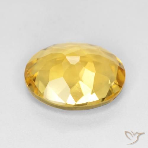 9,17 ctw natürlicher Golden Citrin, Oval, VS