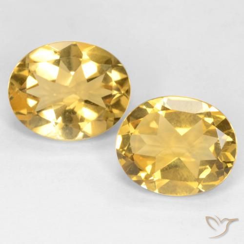 6.05ctw Natürlicher Mittleres Gold Citrin, Oval, VS