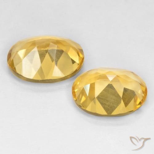 6.05 ct natürliche Mittleres Gold Citrin-Edelsteine, Oval, VS