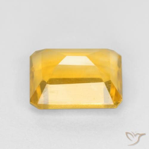 9,17 ctw natürlicher Helles Gold Citrin, Oktagonschliff, VVS-VS