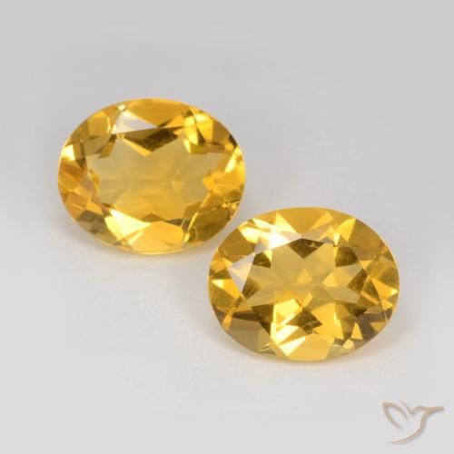 6.36ctw Natürlicher Golden Citrin, Oval, VS
