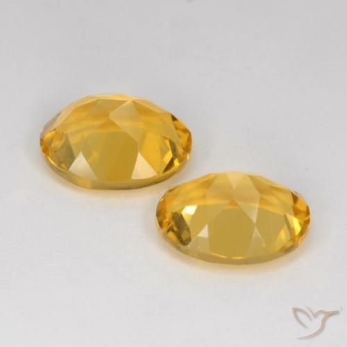 6.36 ct natürliche Golden Citrin-Edelsteine, Oval, VS