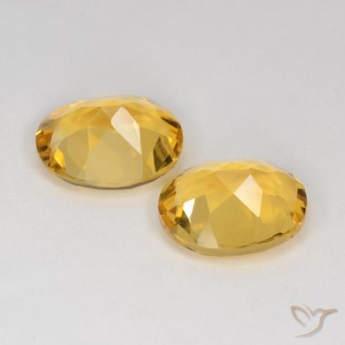 6.11 ct natürliche Golden Citrin-Edelsteine, Oval, VS