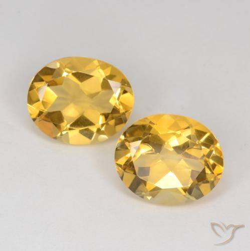 6.29ctw Natürlicher Golden Citrin, Oval, VS