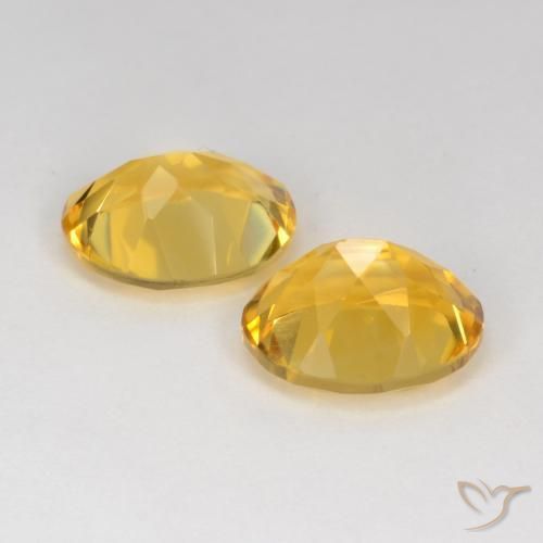 6.29 ct natürliche Golden Citrin-Edelsteine, Oval, VS