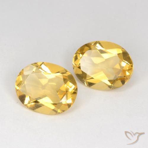 5.19 ct natürliche Mittelgold Citrin-Edelsteine, Oval, VS