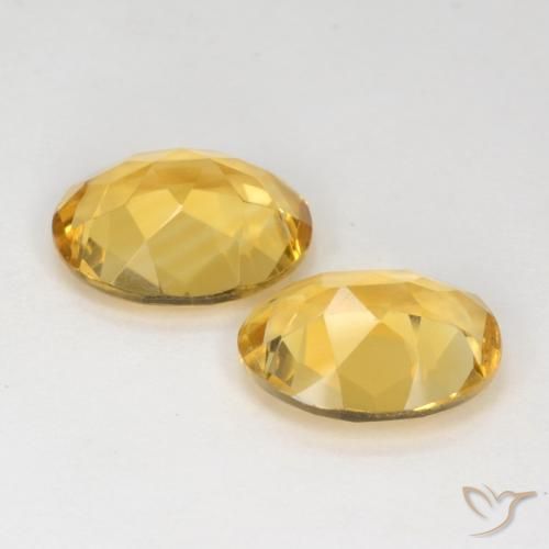 5.70 ct natürliche Mittelgold Citrin-Edelsteine, Oval, VS