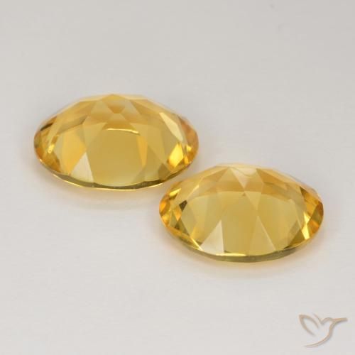 5.71 ct natürliche Mittelgold Citrin-Edelsteine, Oval, VS