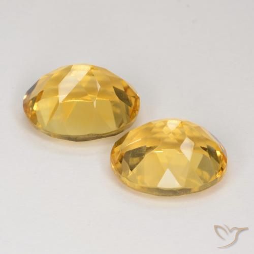 7.26 ct natürliche Mittelgold Citrin-Edelsteine, Oval, VS