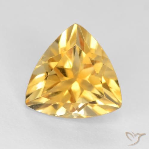 1.13ct Natürlicher Helles Gold Citrin, Trillion, VS