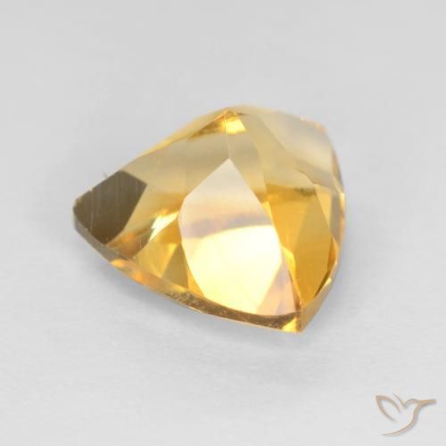 9,17 ctw natürlicher Helles Gold Citrin, Trillion, VS