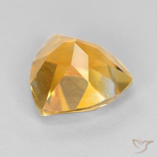 9,17 ctw natürlicher Mittelgold Citrin, Trillion, VS