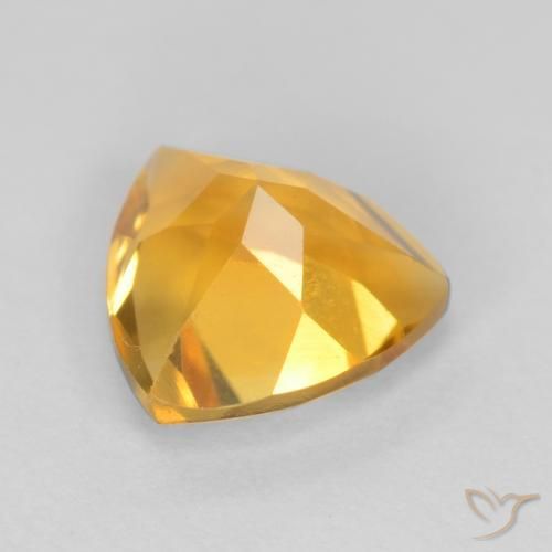 9,17 ctw natürlicher Mittelgold Citrin, Trillion, VS