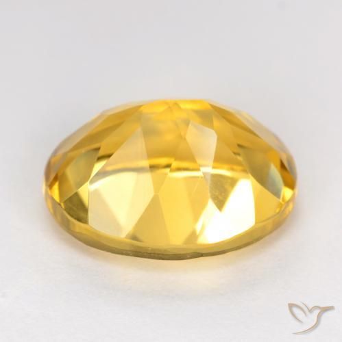 9,17 ctw natürlicher Mittelgold Citrin, Oval, VS