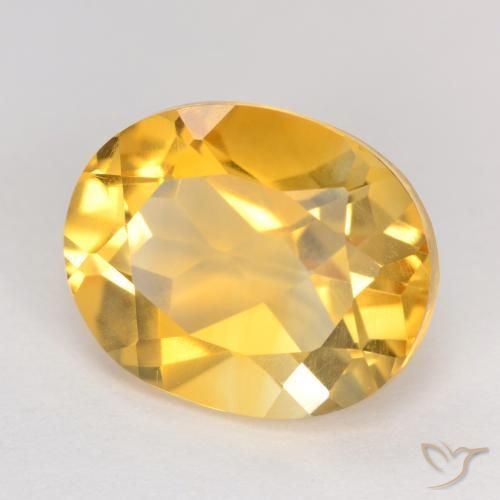 9,17 ctw natürlicher Mittleres Gold Citrin, Oval, VVS-VS