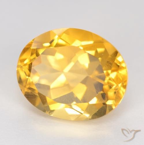 9,17 ctw natürlicher Mittleres Gold Citrin, Oval, VVS-VS