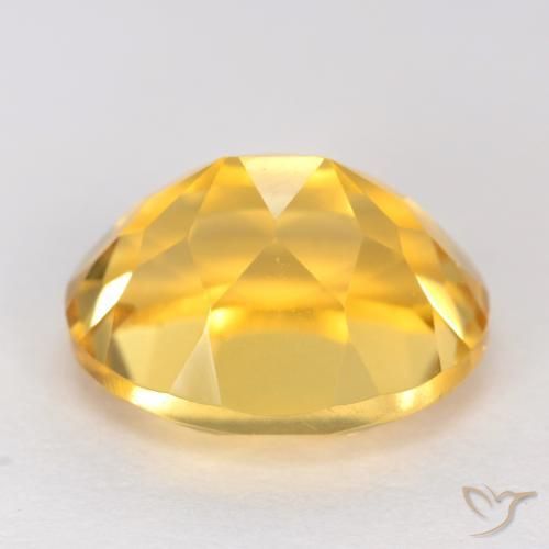 9,17 ctw natürlicher Mittleres Gold Citrin, Oval, VVS-VS
