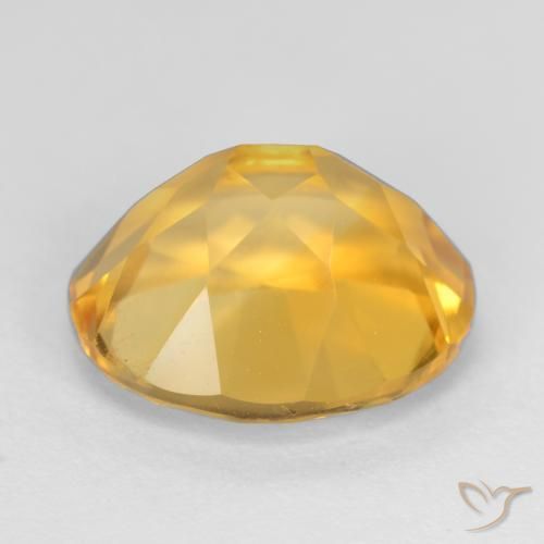 9,17 ctw natürlicher Helles Gold Citrin, Oval, VVS-VS