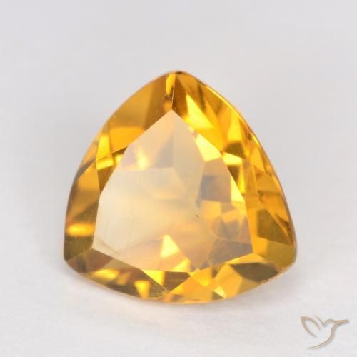 9,17 ctw natürlicher Orange-Gold Citrin, Trillion, VS