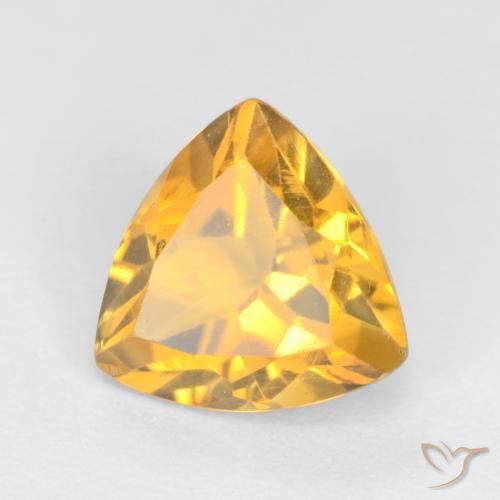 9,17 ctw natürlicher Mittelgold Citrin, Trillion, VS