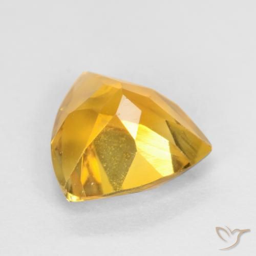 9,17 ctw natürlicher Mittelgold Citrin, Trillion, VS