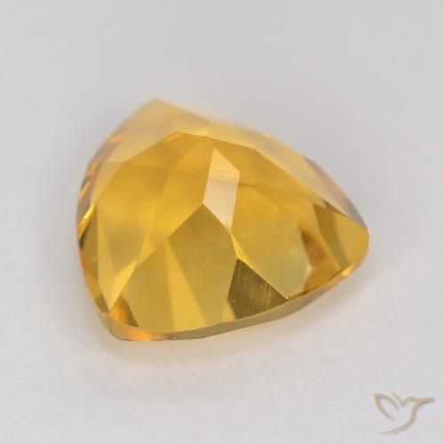 9,17 ctw natürlicher Mittelgold Citrin, Trillion, VS