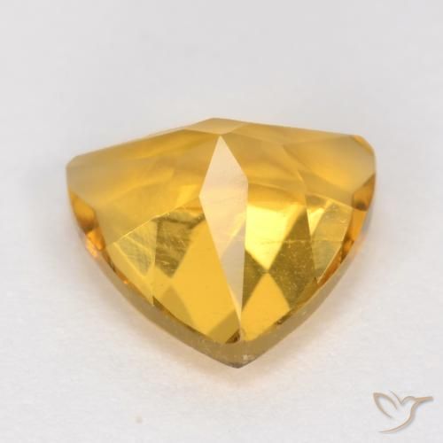 9,17 ctw natürlicher Mittelgold Citrin, Trillion, VS