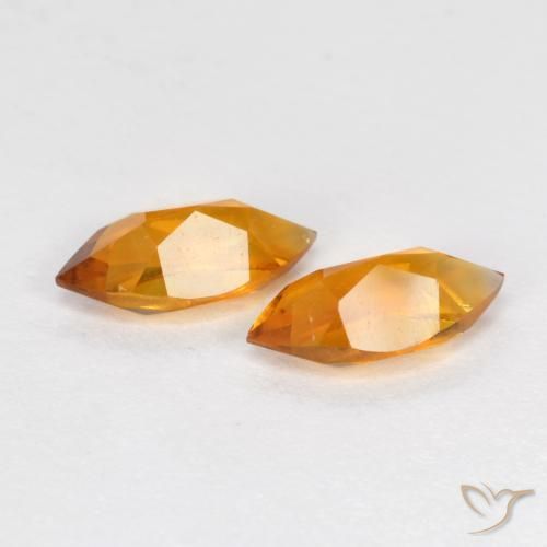 0.94 ct natürliche Mittelorange Citrin-Edelsteine, Marquise, VS