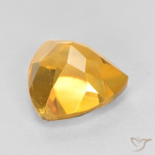 9,17 ctw natürlicher Helles Gold Citrin, Trillion, VS