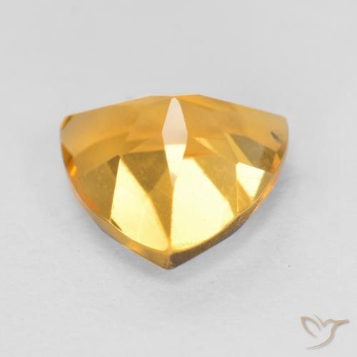 9,17 ctw natürlicher Mittelgold Citrin, Trillion, VS