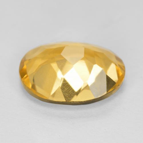 3,01 ctw natürlicher goldener Citrin, Oval Schliff, VS