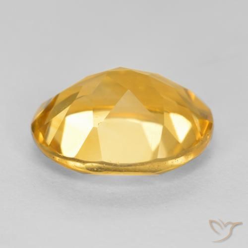 9,17 ctw natürlicher Mittel-Dunkelgold Citrin, Oval, VS