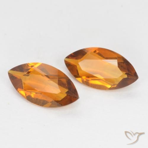 1.01 ct natürliche Mittelorange Citrin-Edelsteine, Marquise, VS