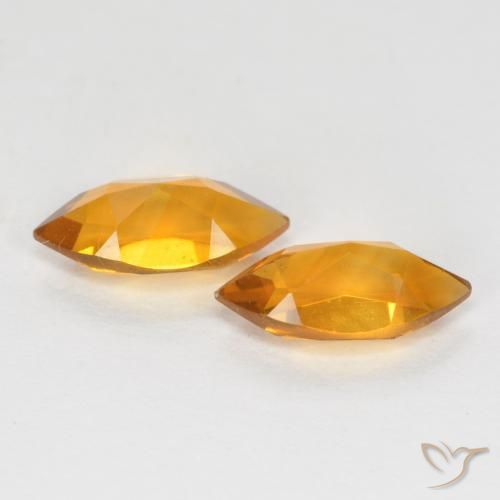0.99 ct natürliche Orange-Gold Citrin-Edelsteine, Marquise, VS