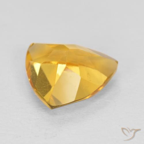 9,17 ctw natürlicher Mittelgold Citrin, Trillion, VS