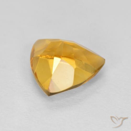 9,17 ctw natürlicher Mittel-Dunkelgold Citrin, Trillion, VS