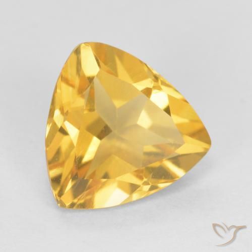 9,17 ctw natürlicher Helles Gold Citrin, Trillion, VS