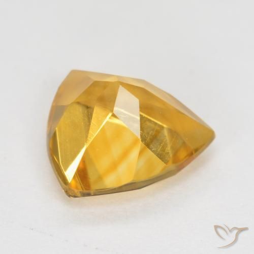 9,17 ctw natürlicher Helles Gold Citrin, Trillion, VS