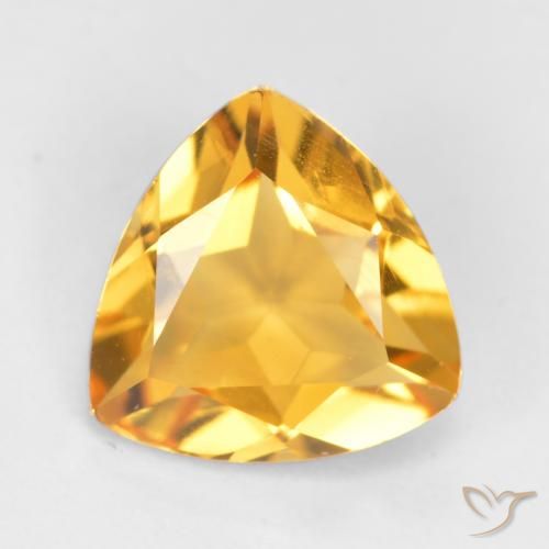 1.01ct Natürlicher Helles Gold Citrin, Trillion, VS