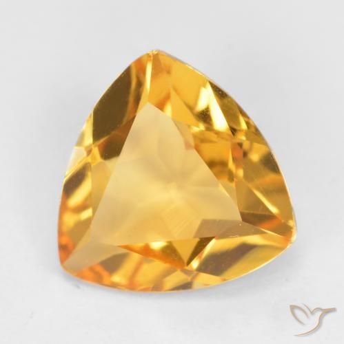 9,17 ctw natürlicher Helles Gold Citrin, Trillion, VS