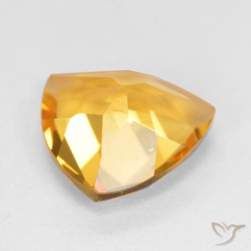9,17 ctw natürlicher Helles Gold Citrin, Trillion, VS
