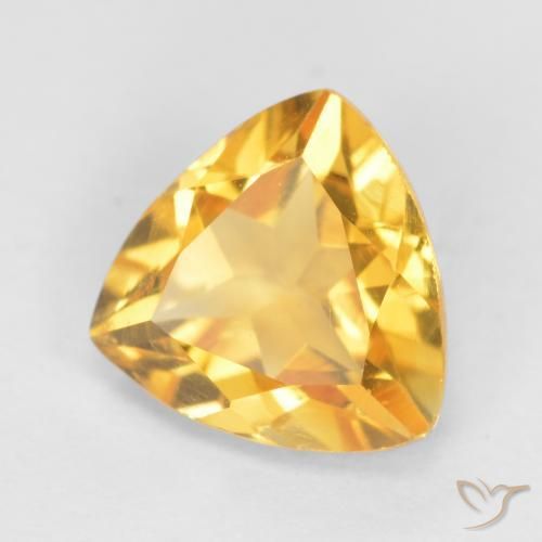 9,17 ctw natürlicher Helles Gold Citrin, Trillion, VS