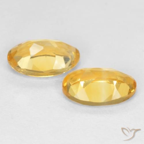 0.79 ct natürliche Mittleres Gold Citrin-Edelsteine, Oval, VS