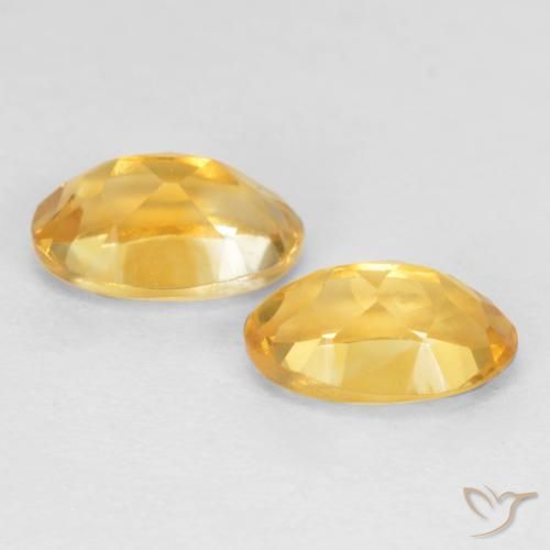 0.78 ct natürliche Golden Citrin-Edelsteine, Oval, VS