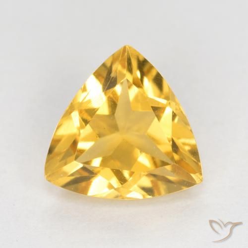 0.94ct Natürlicher Helles Gold Citrin, Trillion, VS