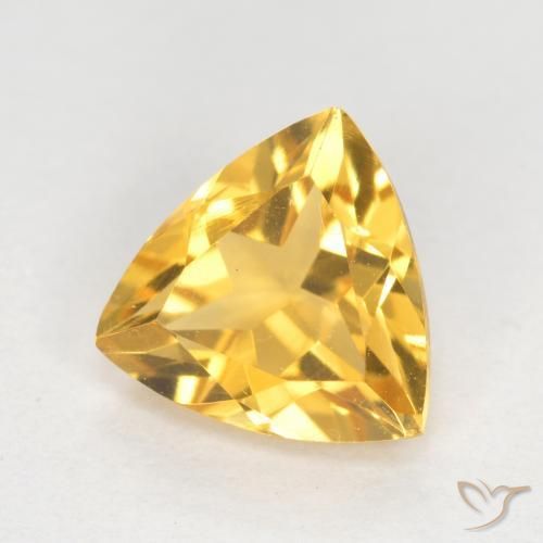 9,17 ctw natürlicher Helles Gold Citrin, Trillion, VS